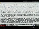 15 pikat e marreveshjes Kosove Serbi e neshkruar nga Thaqi e Daqiq