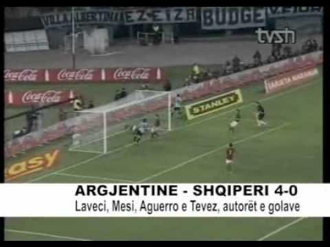 Argentina - Shqiperia 4-0 - Fuboll ndeshje miqesore