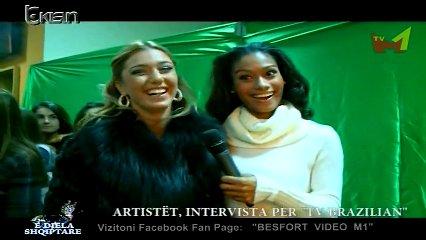 Kenga Magjike 2011 - Andreas Intervista me estrade per TV Brasil