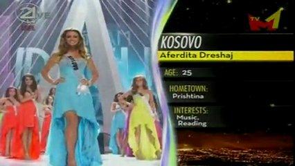 Aferdita Dreshaj Miss Kosova Universe  2011 - Brasil Finale Top 10