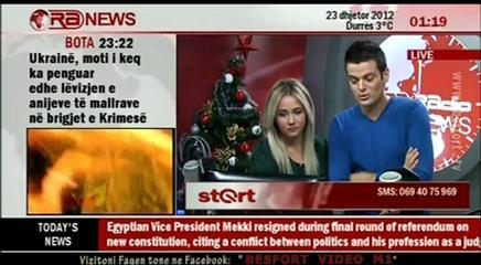 Dajana & Ermal Peçi Ora News - Moderatoret e programit Start rreth BESFORT VIDEO M1