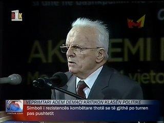 Adem Demaci - kritikon Ramush Haradinaj dhe Atifete Jahjagen (Lajmet RTK e KTV)